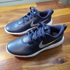 NIKE Roshe G Tour Gridiron Pink Silver Golf Shoes